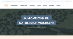 Desktop Screenshot of natuerlich-wachsen.de